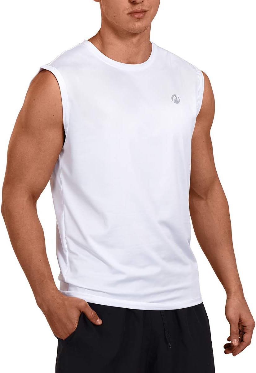 M MOTEEPIMens Sleeveless Muscle Shirts Workout Athletic Gym Tank Tops Quick Dry