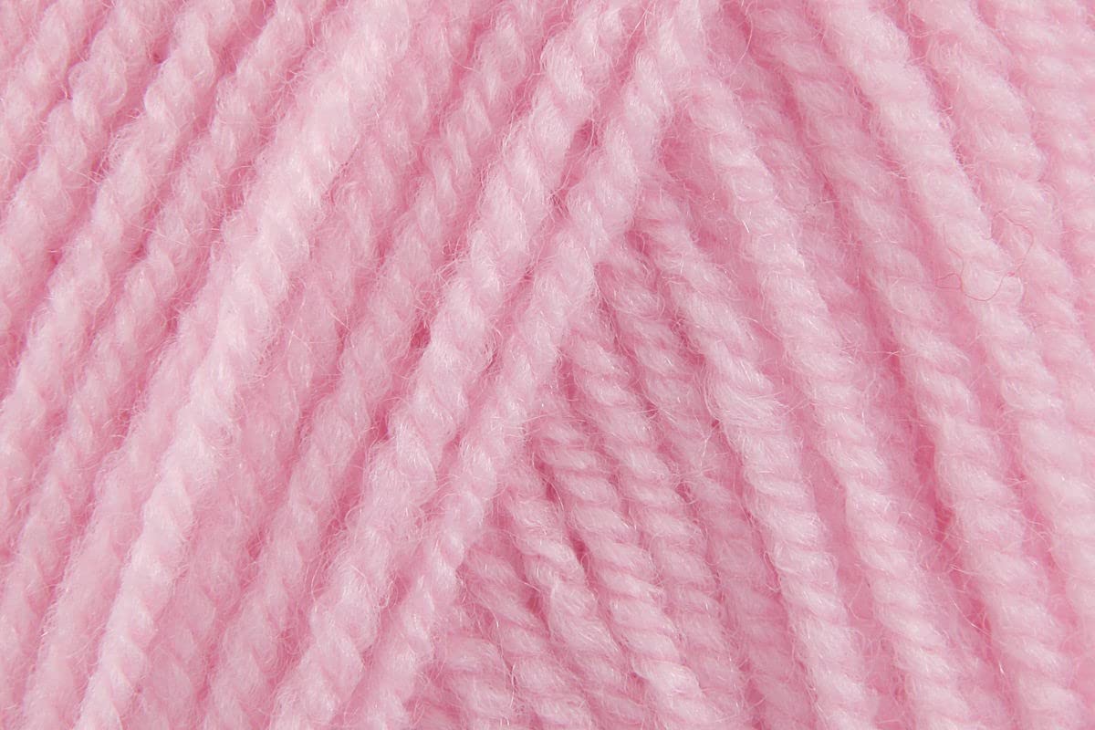 Sirdar Hayfield Bonus DK Crochet Yarn, 100% Acrylic Double Knitting Wool for Sweaters Jumpers Toys - 100g Balls - Iced Pink (958) - Pack of 3 — image 1
