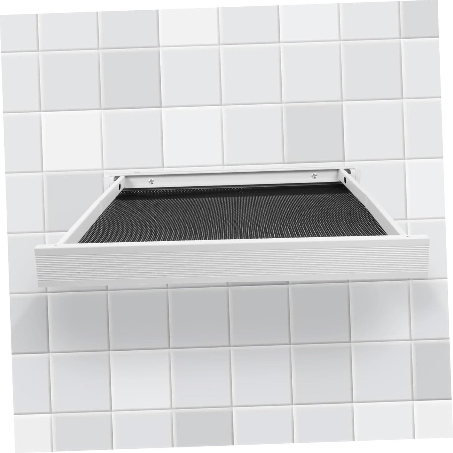 ABOOFAN Foldable Retractable Wall Mount Clothes Drying Rack for Small Spaces Laundry Drying Rack Hooks for Shoes Socks