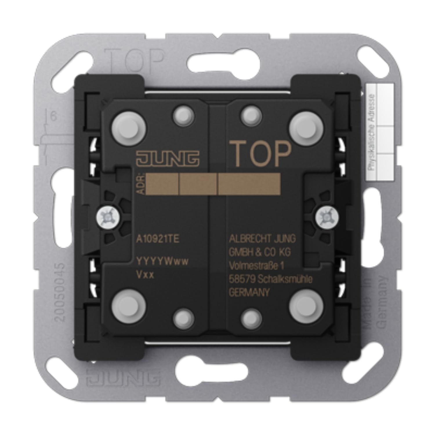 Extension module capteur 2 phases A r&eacute;novation JUNG A10921TE interrupteur