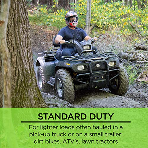 Smartstraps 14’ Padded Ratchet Tie Down, 4 Pack — Standard Duty Tie-Down Straps — 1,500Lb Break Strength, 500Lb Safe Work Load — Haul Dirt Bikes, Atvs, And Mowers #TOP1