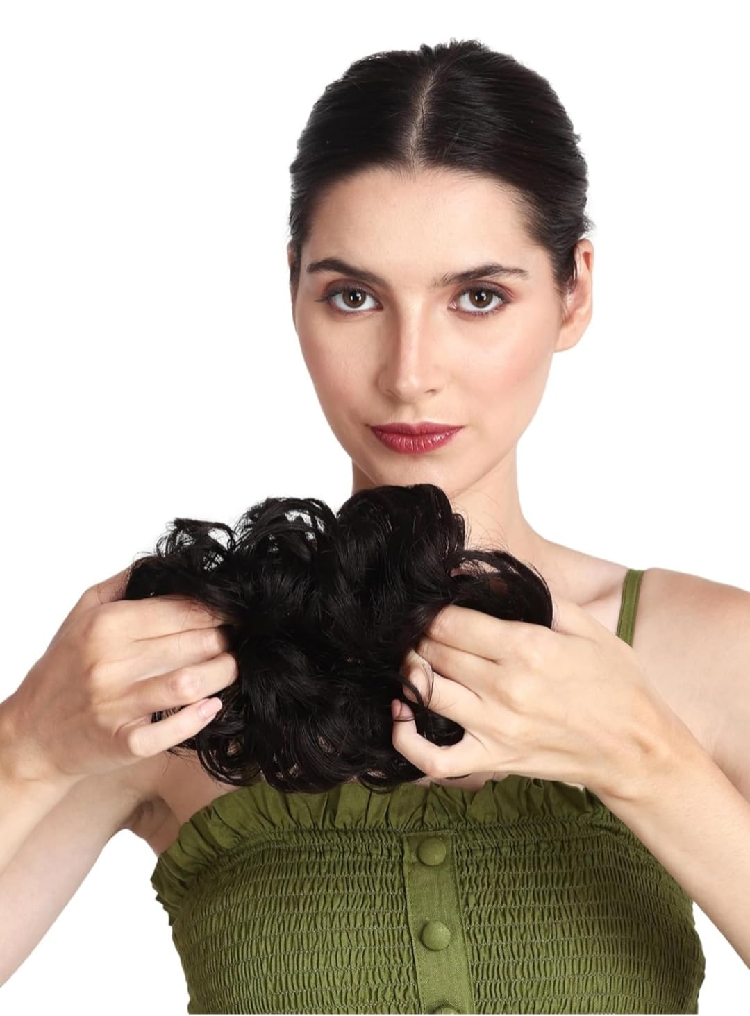 IFkart India Fashion kart Nice Women's Black Bun 35gm Hair extensions