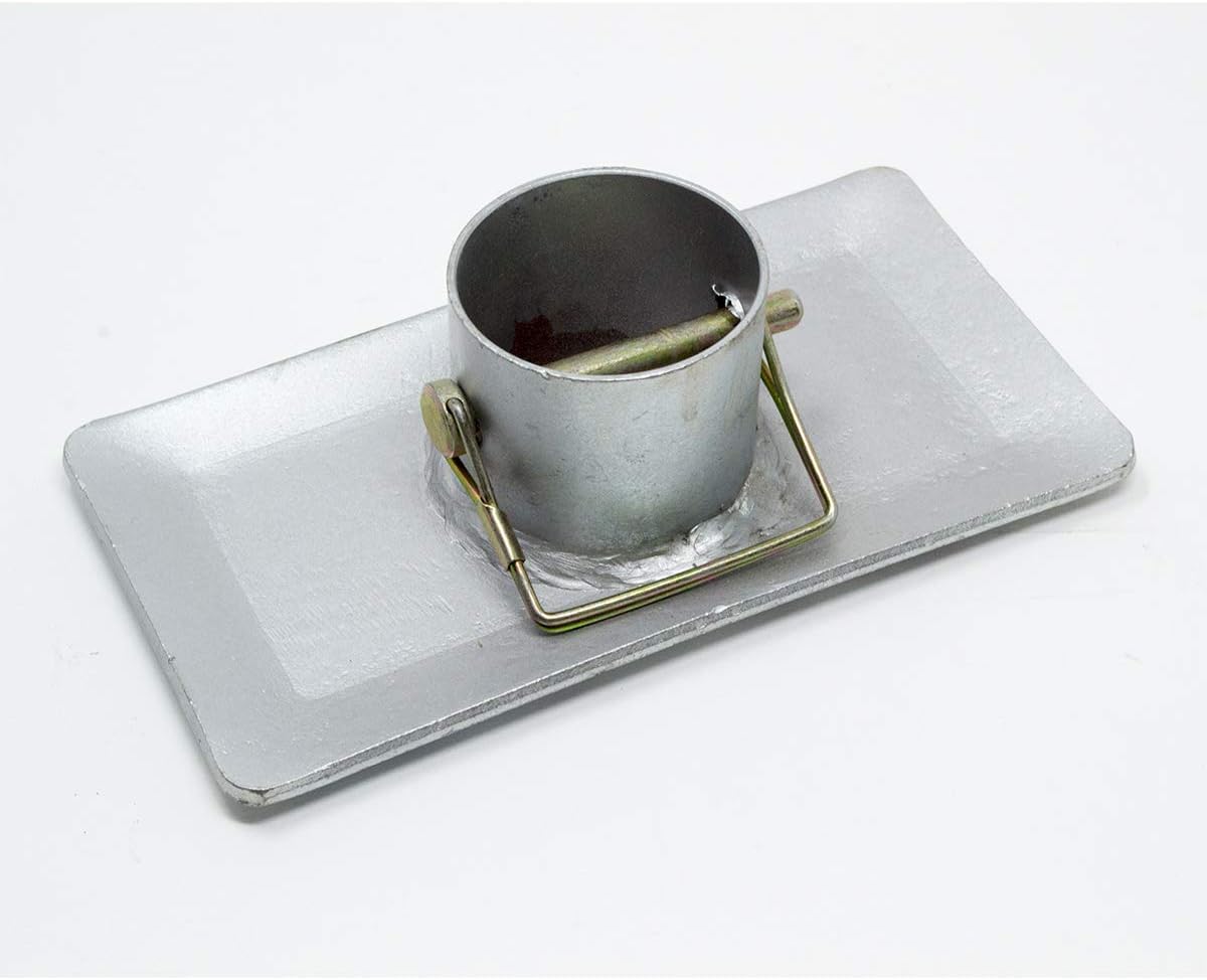 Trailer Jack Foot Plate 5000 lbs Capacity with Pin Base for