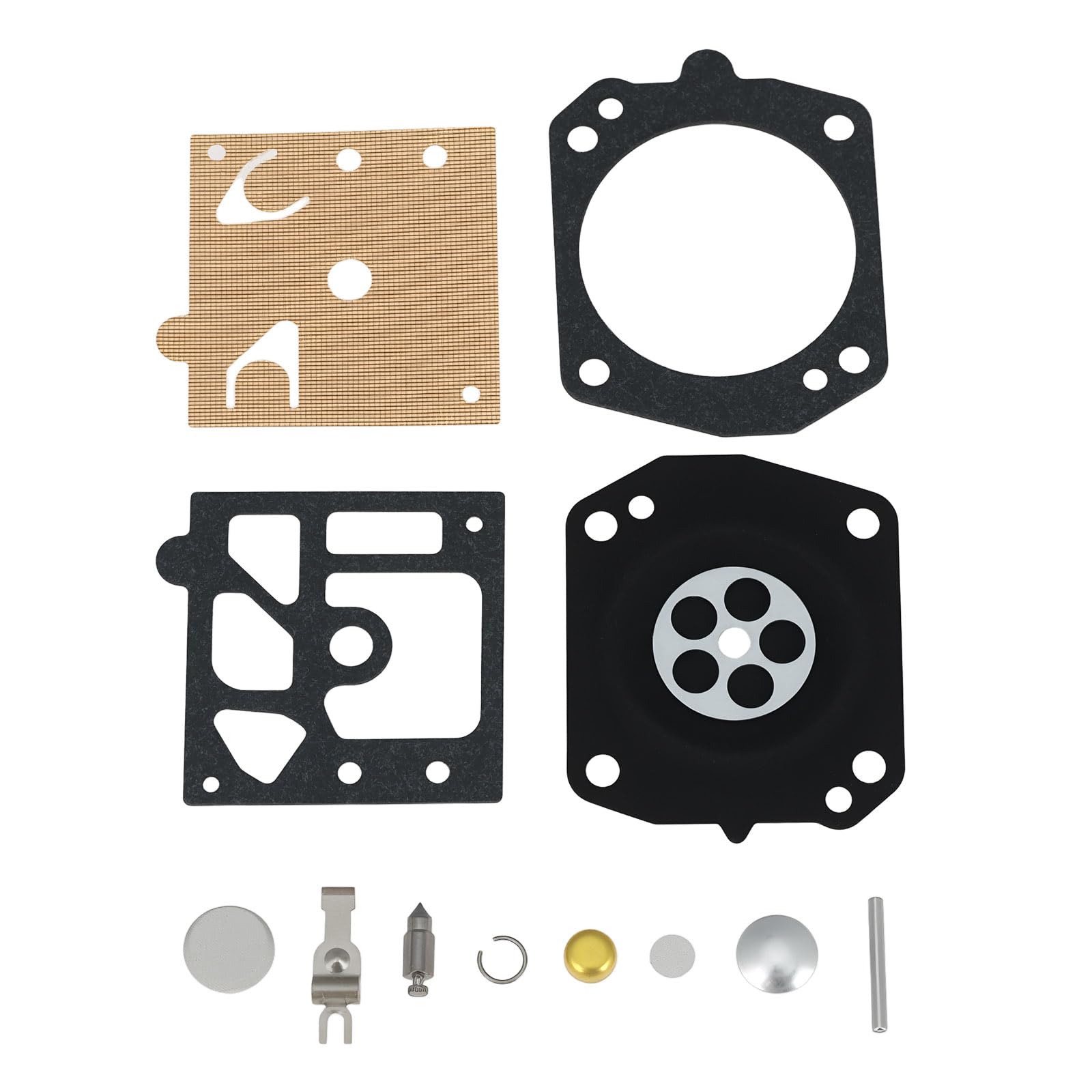 Briny River 1 Set Carburetor Diaphragm Repair Kit INTA 7-005 Compatible with Husqvarna 42, 44, 154, 242, 254, 246, 257, 261, 262