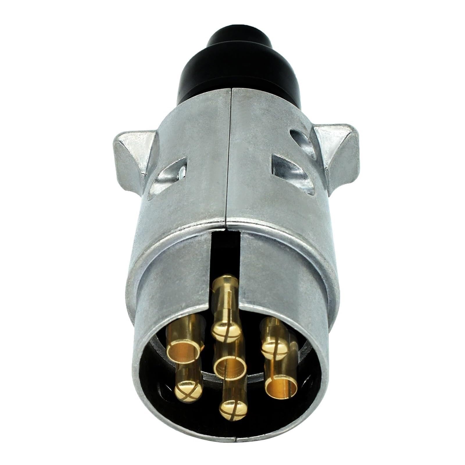 Akcesoria do 2 Szt. Jack Przyczepy 7-pinowy Adapter Złącza Elektrycznego 12 V Do Holowania Na kemping, wędrówki, podróże | Samochód, Ciężarówka, Stop Aluminium, Okablowanie