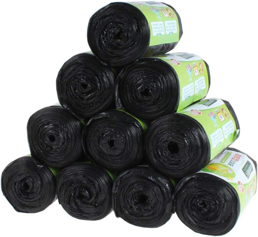 axiba Plastic Colored Dustbin Bin Liners, Trash Bag Roll, Garbage Bags Use for Small Size Trash Can in Living Room, Bathroom, Kitchen, etc.