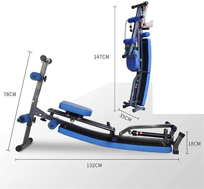 Máquina de remo plegable para fitness en casa miniatura 2