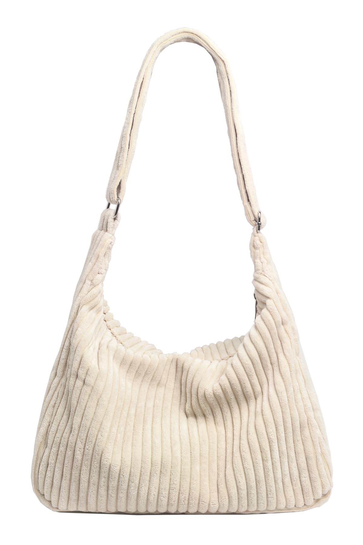 Ulisty Sac besace en velours côtelé avec bandoulière réglable pour femme