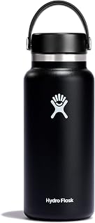 Hydro Flask Insulated Stainless Steel Wide Mouth Water Bottle with Flex Lid