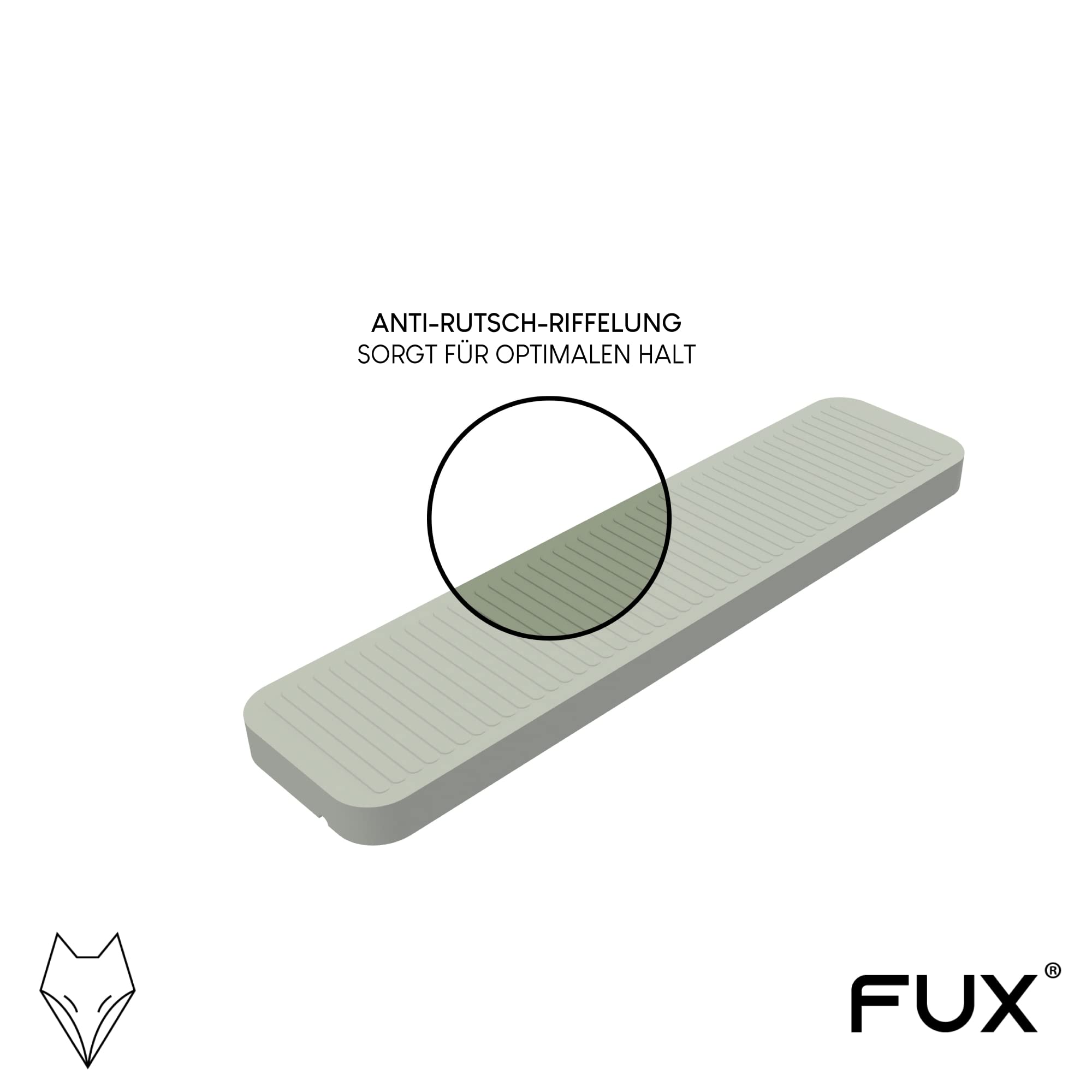 FUX Set distanziatori in plastica, 100 x 24 x 1 – 6 mm, in valigia, mattoncini per vetri, piastre distanziali, piastre in plastica, piastre di compensazione, cunei per finestra