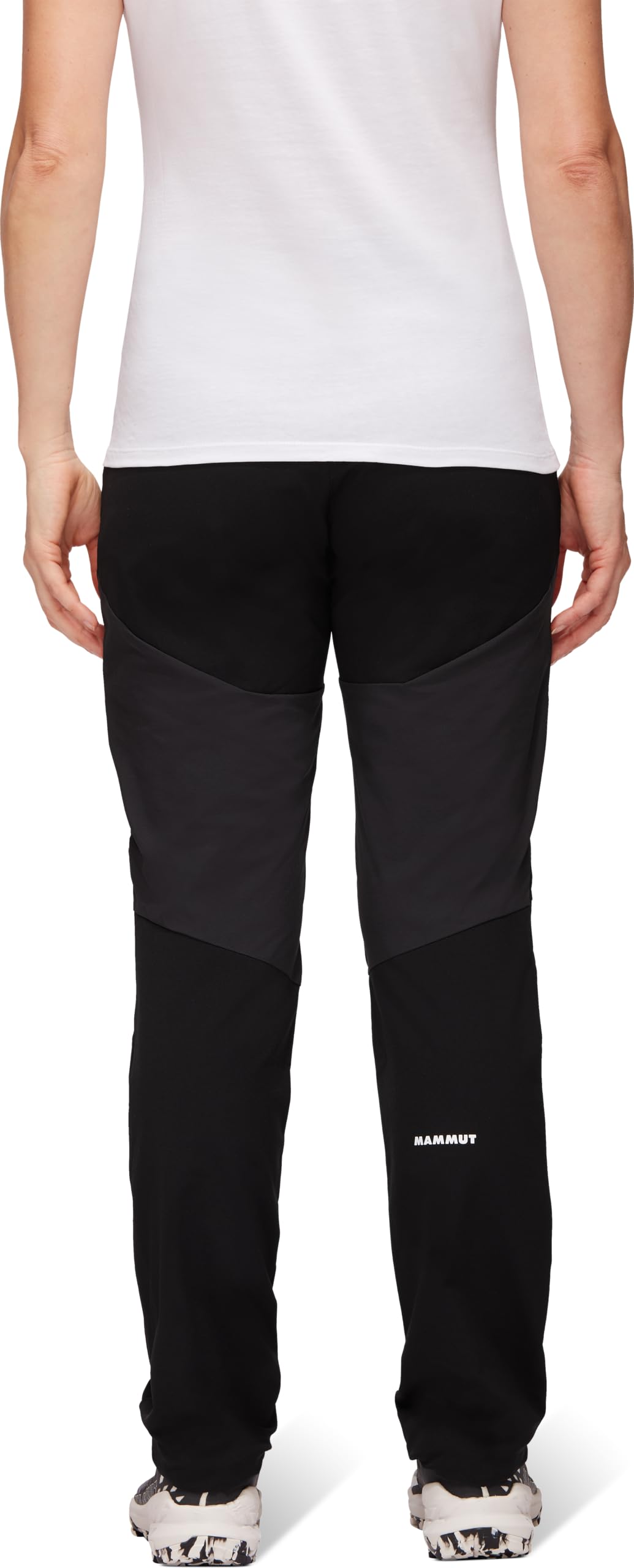 Mammut Courmayeur SO Pants Women | Softshell Wanderhose für Damen | Schwarz, Größe 36 Kurz