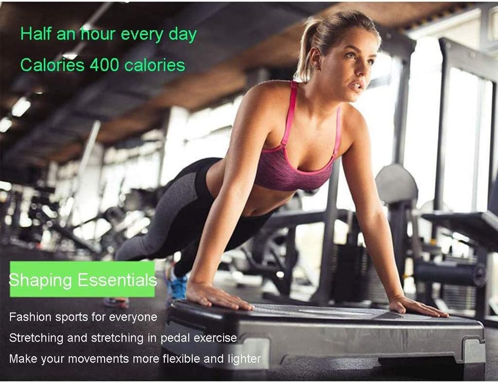 Adjustable Workout Aerobic Stepper in Fitness Exercise Step Platform Trainer Stepper