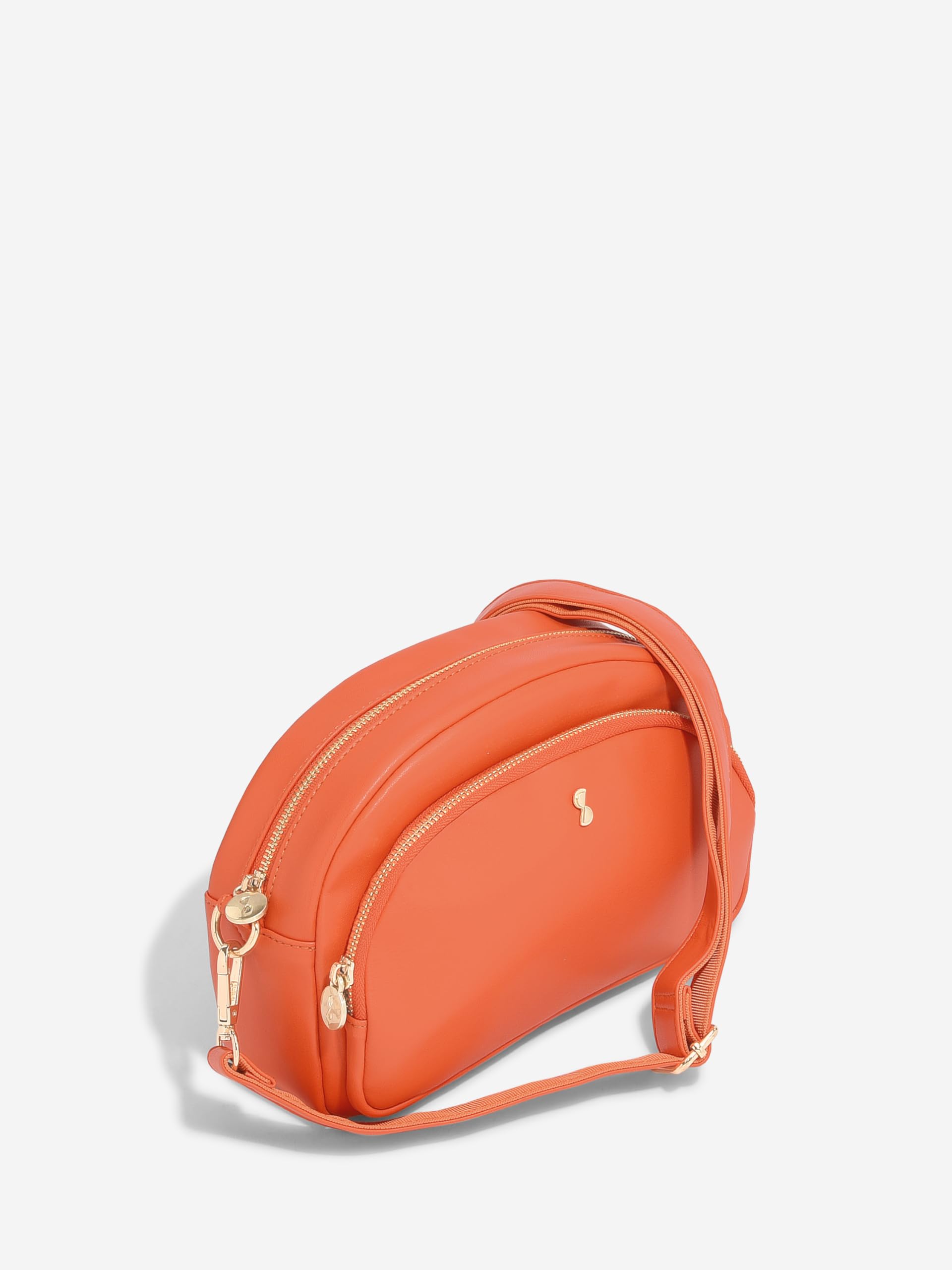 Stackers Orange Cross Body Bag, L - Image 2