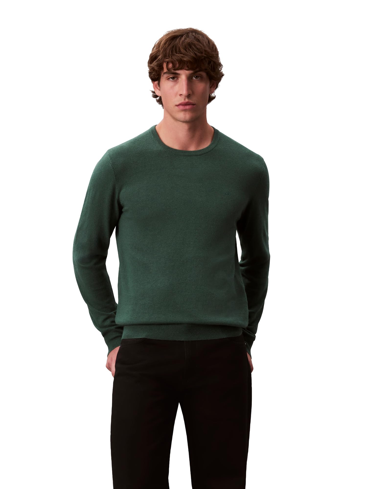 Calvin Klein Men's Wool Blend Crewneck Sweater