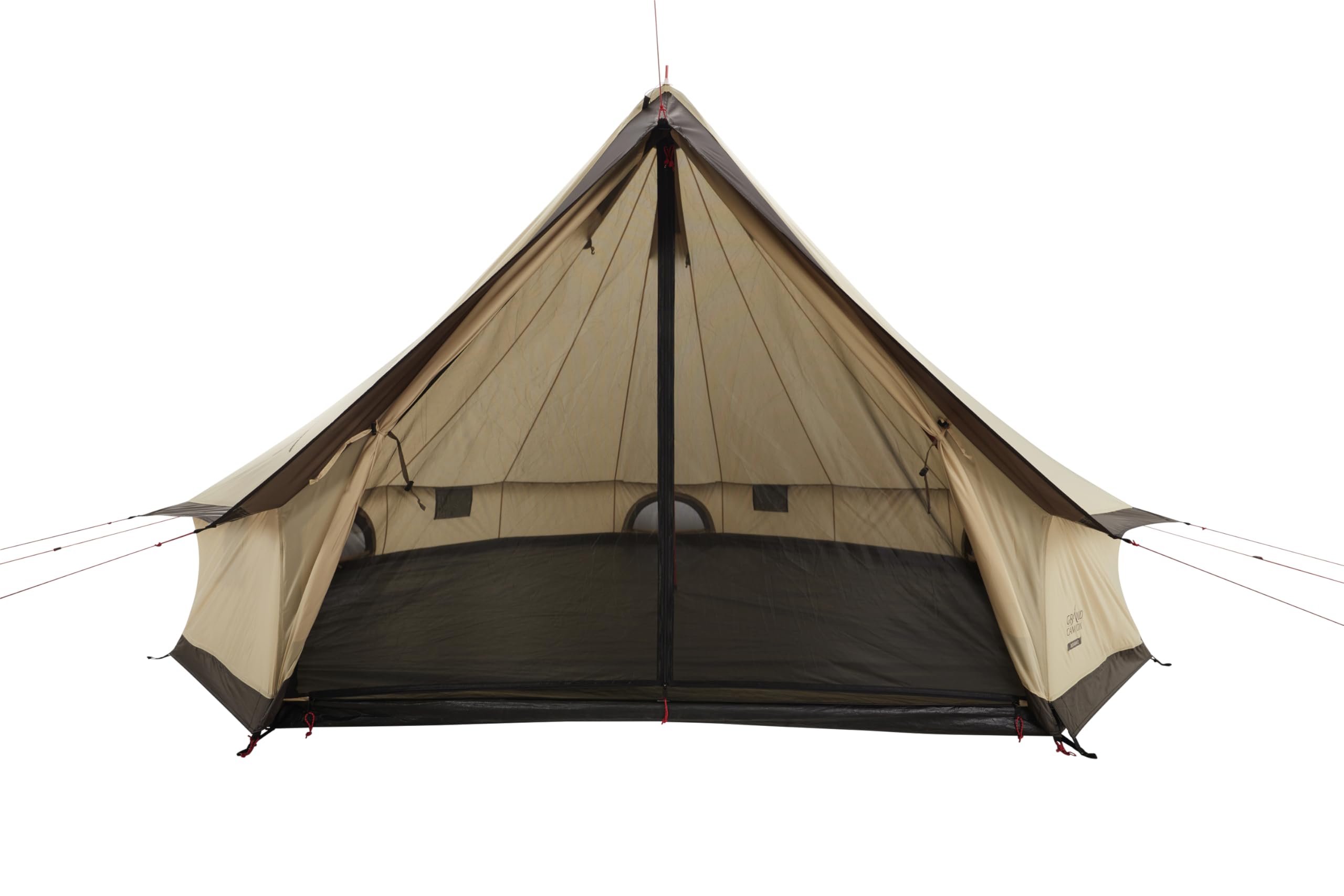 Grand Canyon Indiana - Tienda de campaña piramidal para personas Tipi para grupos, camping, exteriores, tamaños glamping