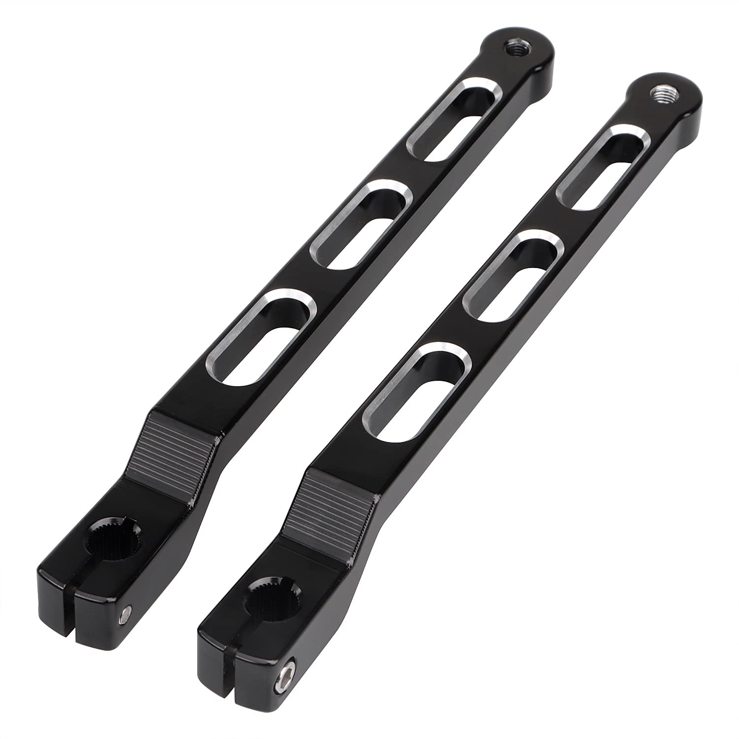 SHMT 9.84" Extended Black Heel Toe Shifter Lever for Harley Softail Electra Glide Road Glide Road King