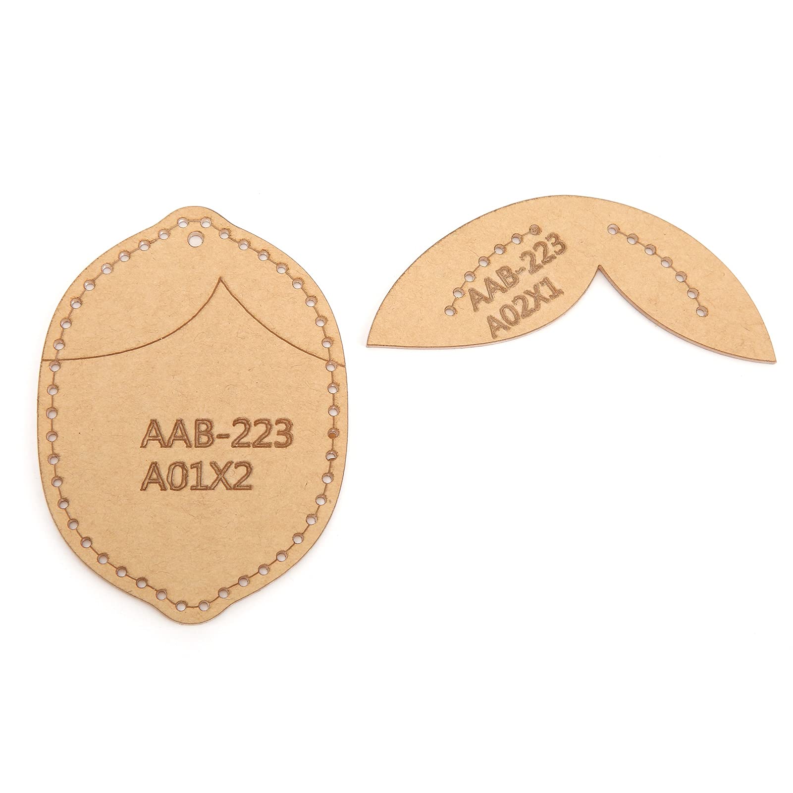 Acrylic templates, 2 pcs Cartoon Lemon Keychain Pendant Stencil Reusable Template Pattern DIY Craft Stencil Tools for Patch Work Leather Craft Quilting Sewing Tool