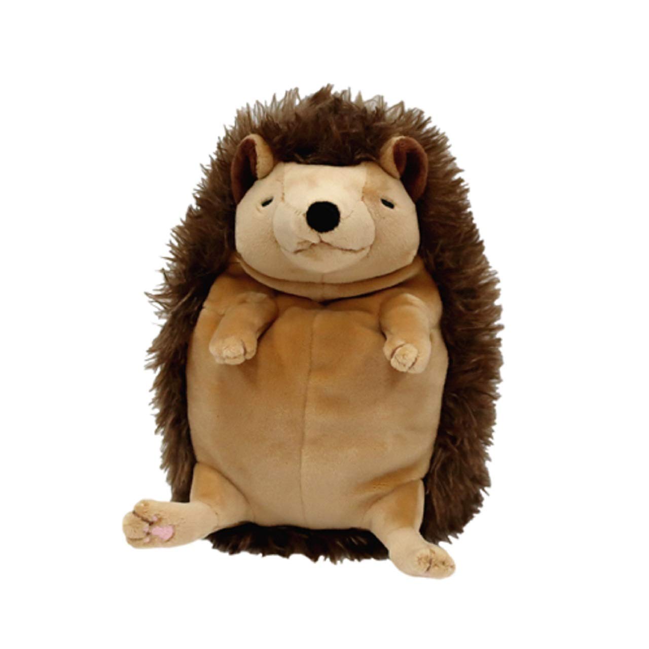 Shinada Global Mochi Series Hedgehog Medium Plush 8.3in Brown Squishy