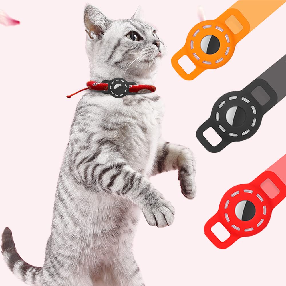 Custodia Silicone Per AirTag Da Collare Animali - 2 Pezzi Antiurto E Trasparente Per Cani E Gatti - Foto 13