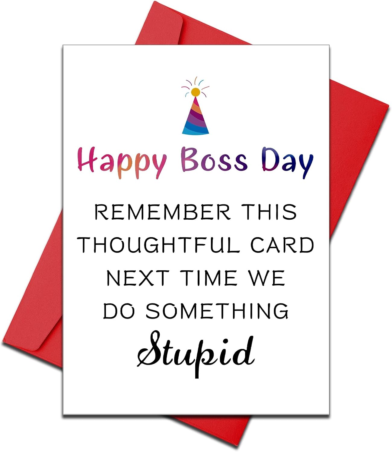Funny Boss Birthday Card, Boss Gifts for Women, Boss Lady