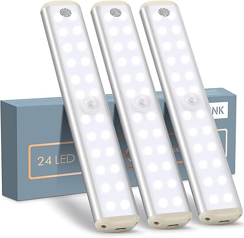 YOUTHINK Iluminación debajo del gabinete con control táctil de atenuación continua luz nocturna de armario sensor de movimiento inalámbrico disponible en Yaxa Guatemala