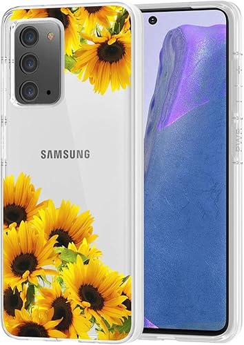 Funda para Galaxy Note 20 5G, funda Samsung Note 20 para niñas y mujeres, lindo patrón transparente delgado a prueba de golpes, suave, flexible, TPU