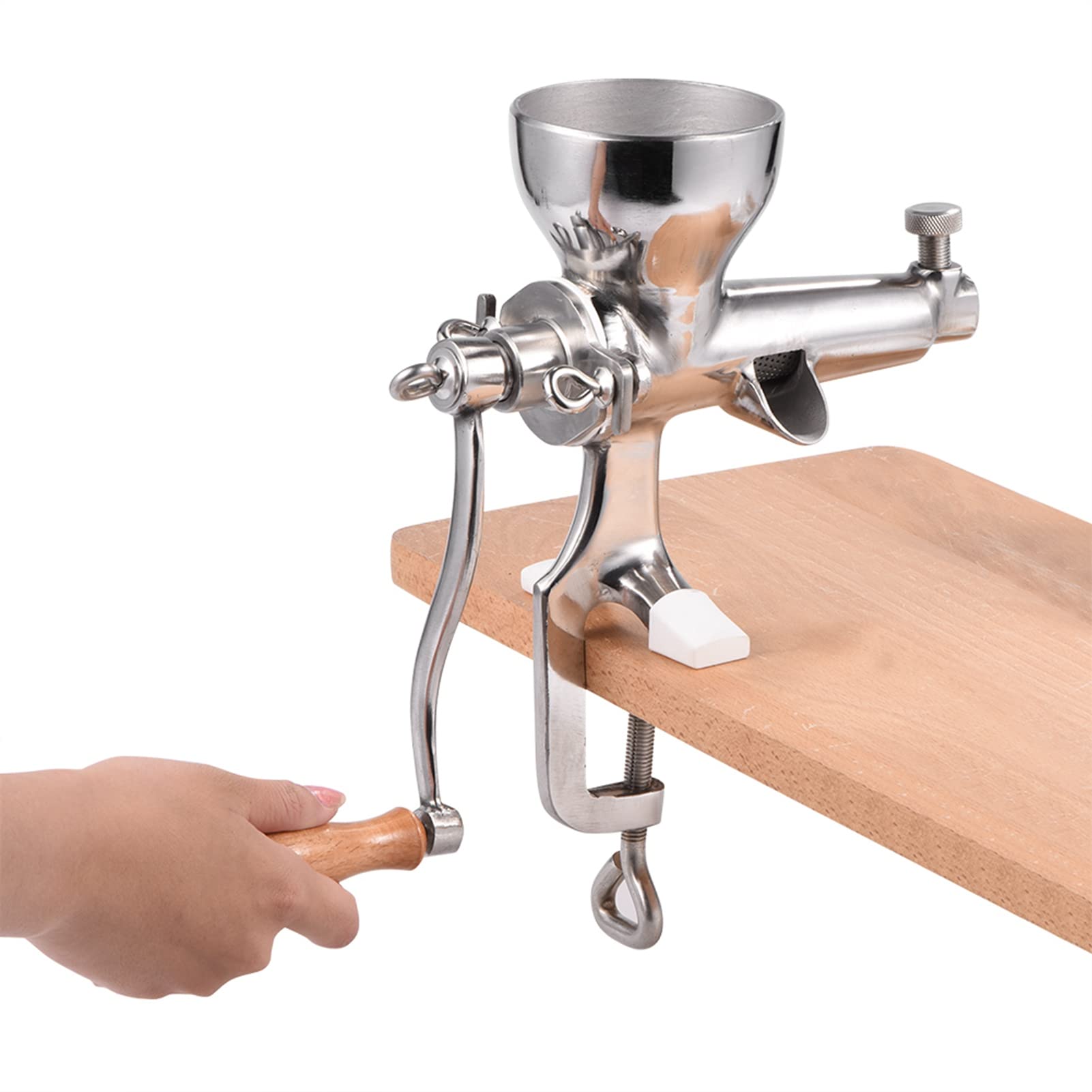 Presse-agrumes Manuel D'herbe De Blé, Presse-agrumes à Manivelle, Outil D'extraction De Jus En Acier Inoxydable Pour Gingembre, Céleri, Pomme, Raisin, Légumes