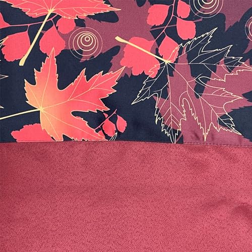 Image of Swayam 100% Blackout Polyester Door Curtain for Living Room & Bedroom | 7.5 Feet | Room Darkening Curtain with Eyelets | Pack of 1 | Solid Design - Maroon