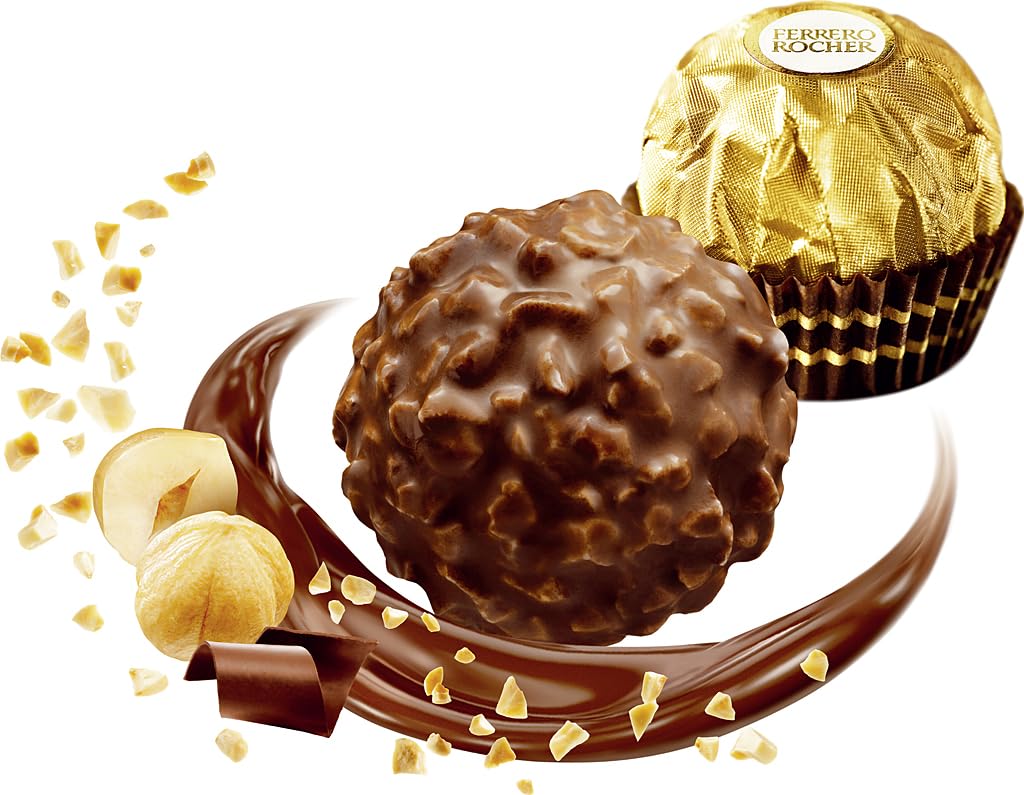 ROCHER Ferrero rocher chocolat aux noisettes - La boite de 30, 375g