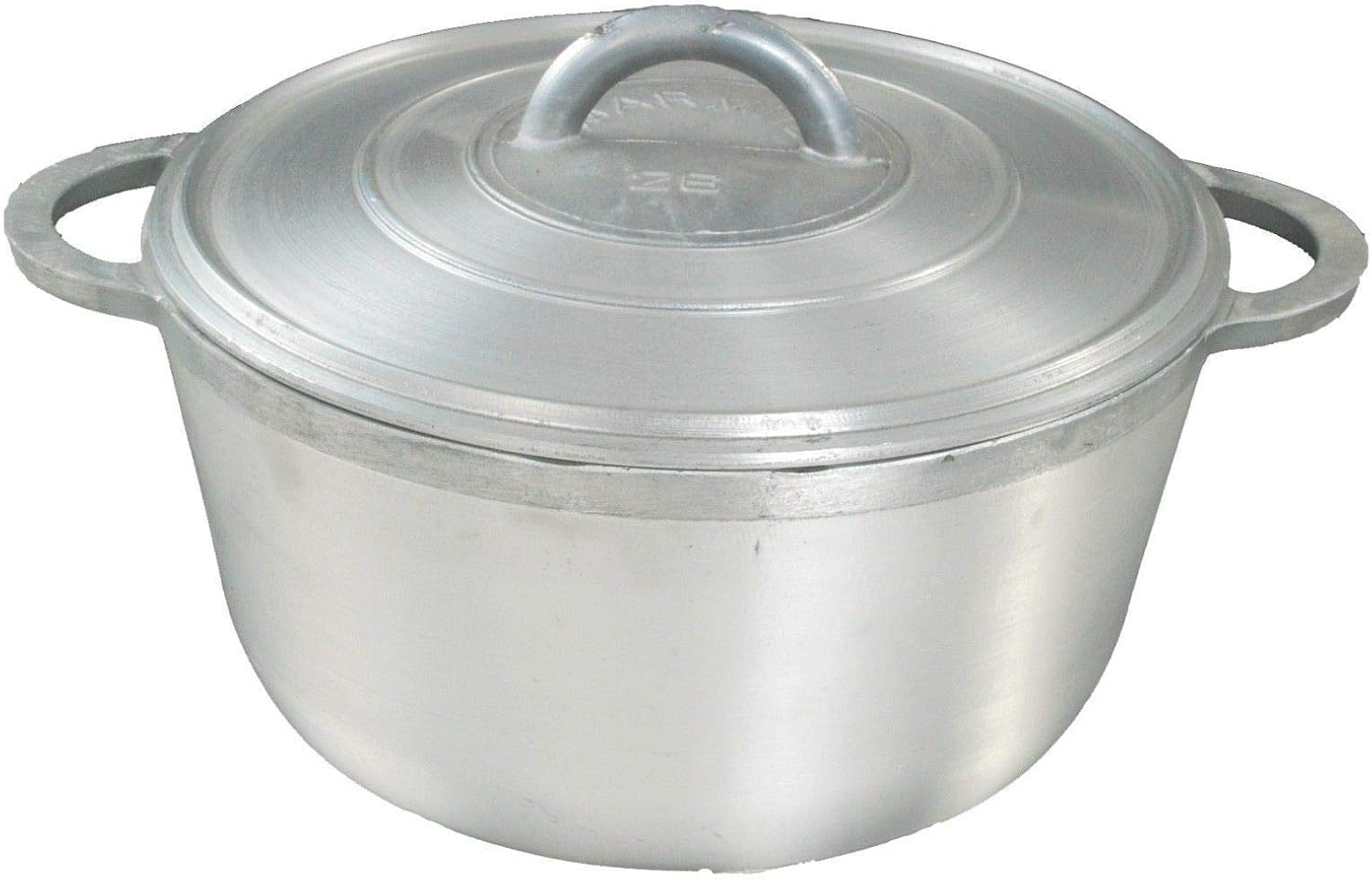 Housetronics 32cm Caribbean Dutch Pot, Heavy Aluminium Cooking Pot with Lid, Traditional Jamaican Style Saucepan, Capacity 10 Litre