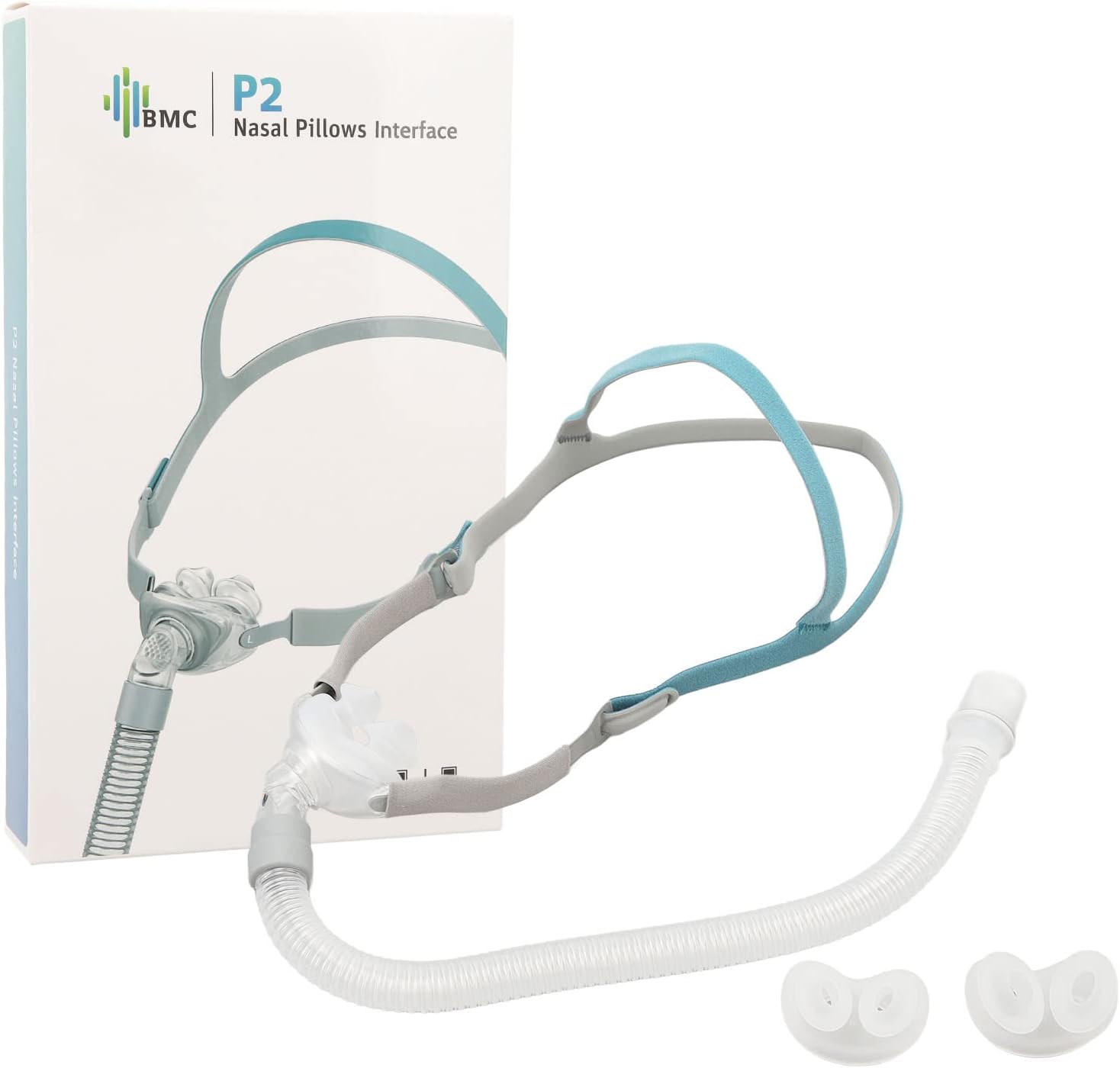 Nasal Pillow with Headgear for ResMed Airfit, Frame Replacement with 3