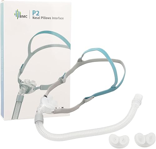 Miniatura 5 de Almohadas nasales con sombrero, combinación de marco de tubo de silicona, almohada nasal para ResMed, accesorio de máquina de respiración de