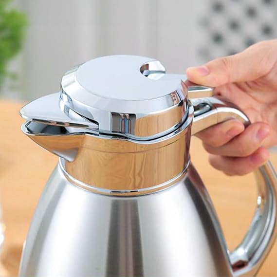 SOGA 0.6 gal Stainless Steel Insulated Vacuum Flask Thermal Water & Coffee Jug Keeps Beverages Hot or Cold, Durable Travel Bottle for Home, Office & Outdoor Use