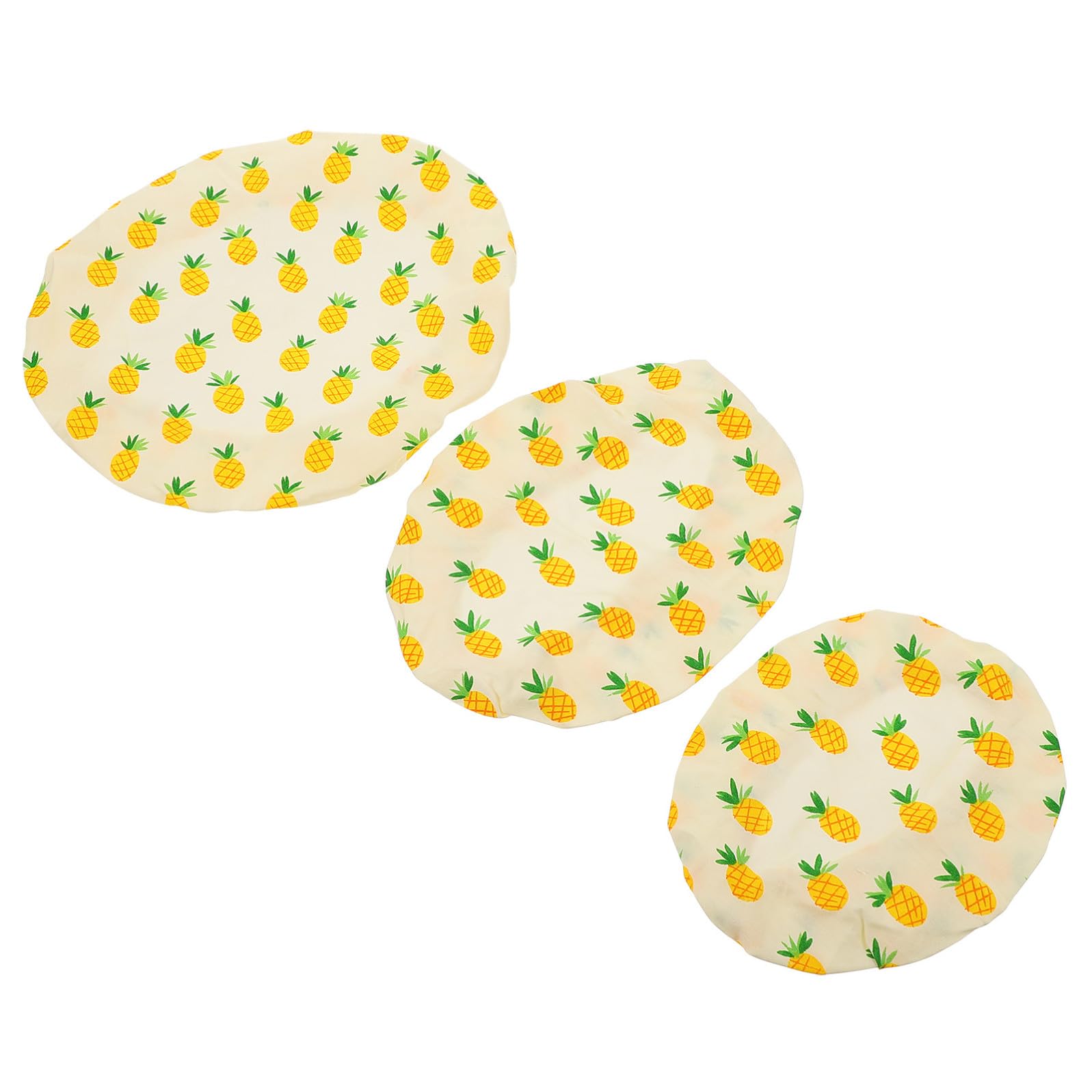 Garneck Coperture Elastiche per Alimenti 3 Pezzi, Copri Ciotole per Conservazione e Protezione del Cibo in Cucina, Tessuto Traspirante e Resistente