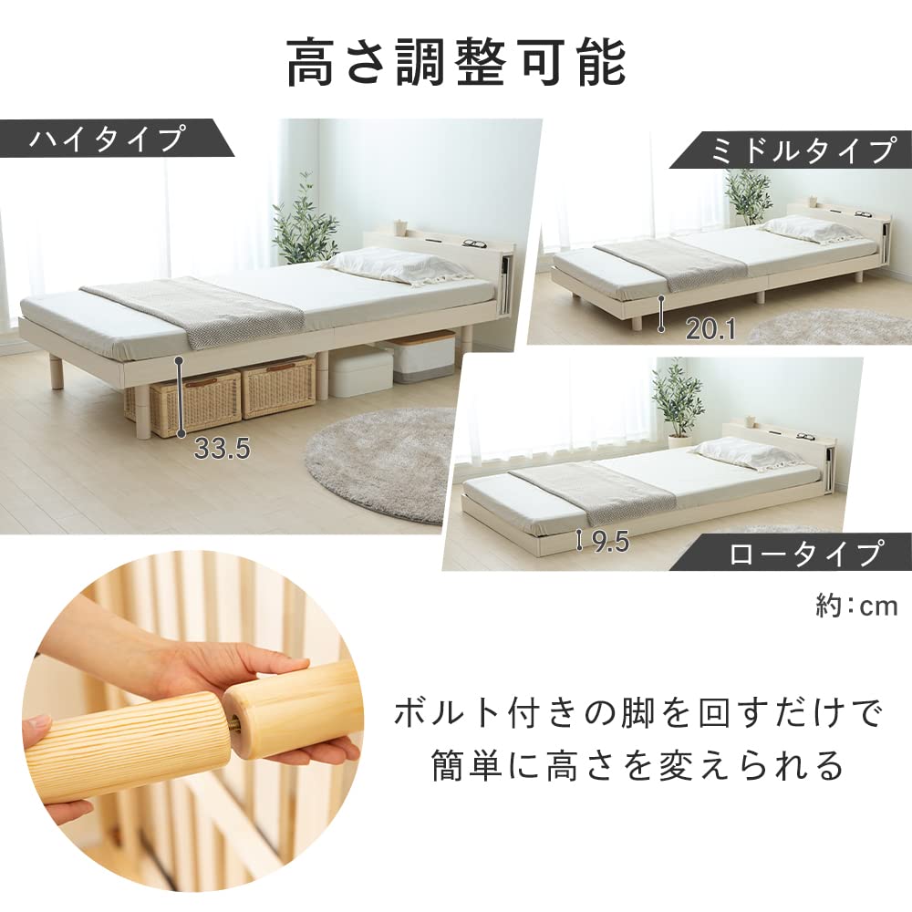 Amazon.co.jp: アイリスプラザ ベッド マットレス セット ダブル