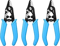 Vista 9 de Pelacables de fibra óptica VCFS-33, herramienta de pelado de fibra óptica de 3 orificios de puerto con mango de 6 pulgadas, llave hexagonal