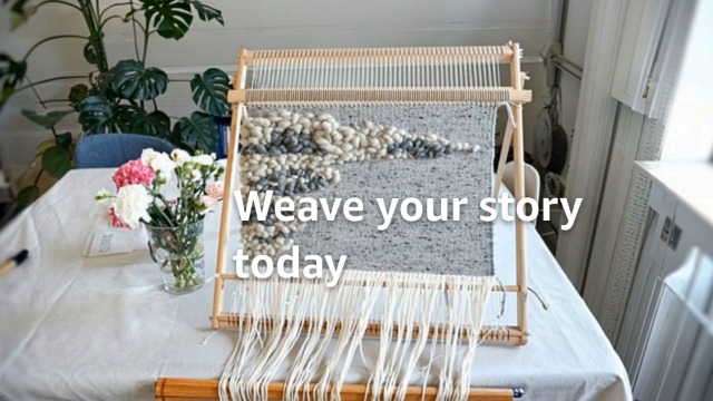BHDD Weaving Loom,Adjustable DIY BHDD Hand Weaving Machine Hand