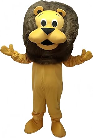 Cute New King Lion Mascot Costume