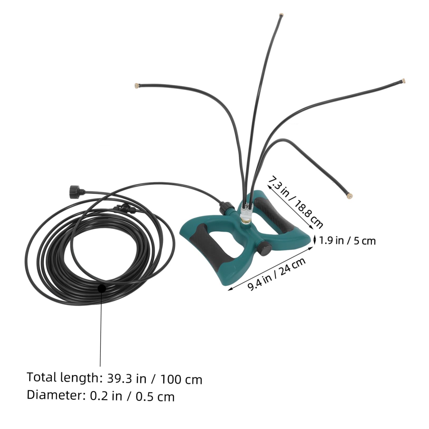 UPKOCH Système de Brumisation Extérieur sur Pied pour Jardin, Kit 1 Set