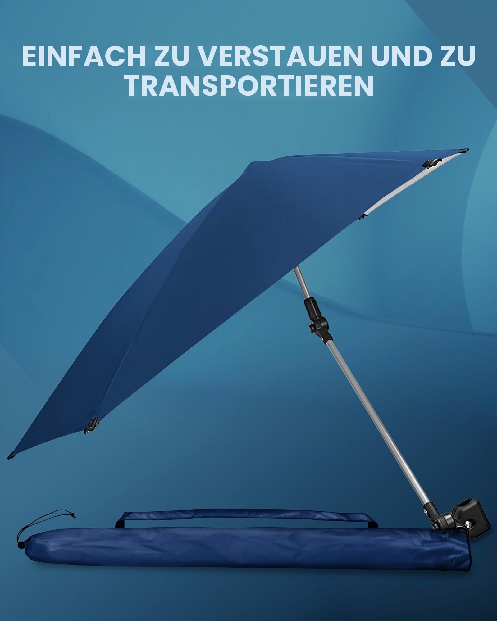 Sport-Brella Versa-Brella Sonnenschirm UPF 50+ Sonnenschutz 96cm x 100cm
