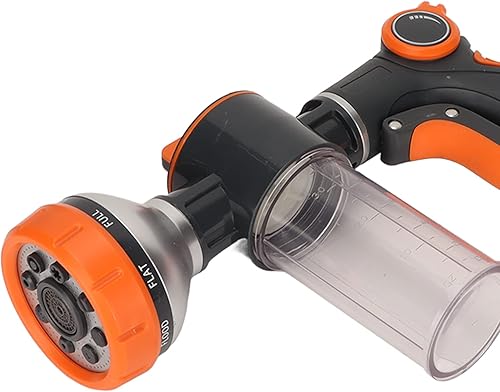 Miniatura 9 de Boquilla de manguera de jardín, rociador de espuma de riego de jardín, máquina de pulverización de agua multifuncional de alta presión con 8 modos