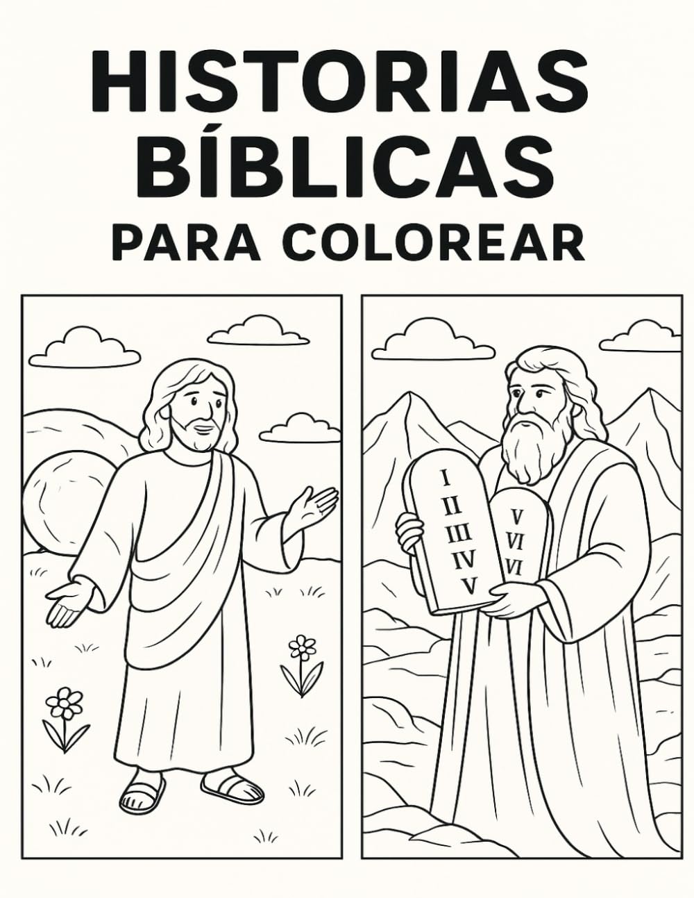 Historias Bíblicas para Colorear