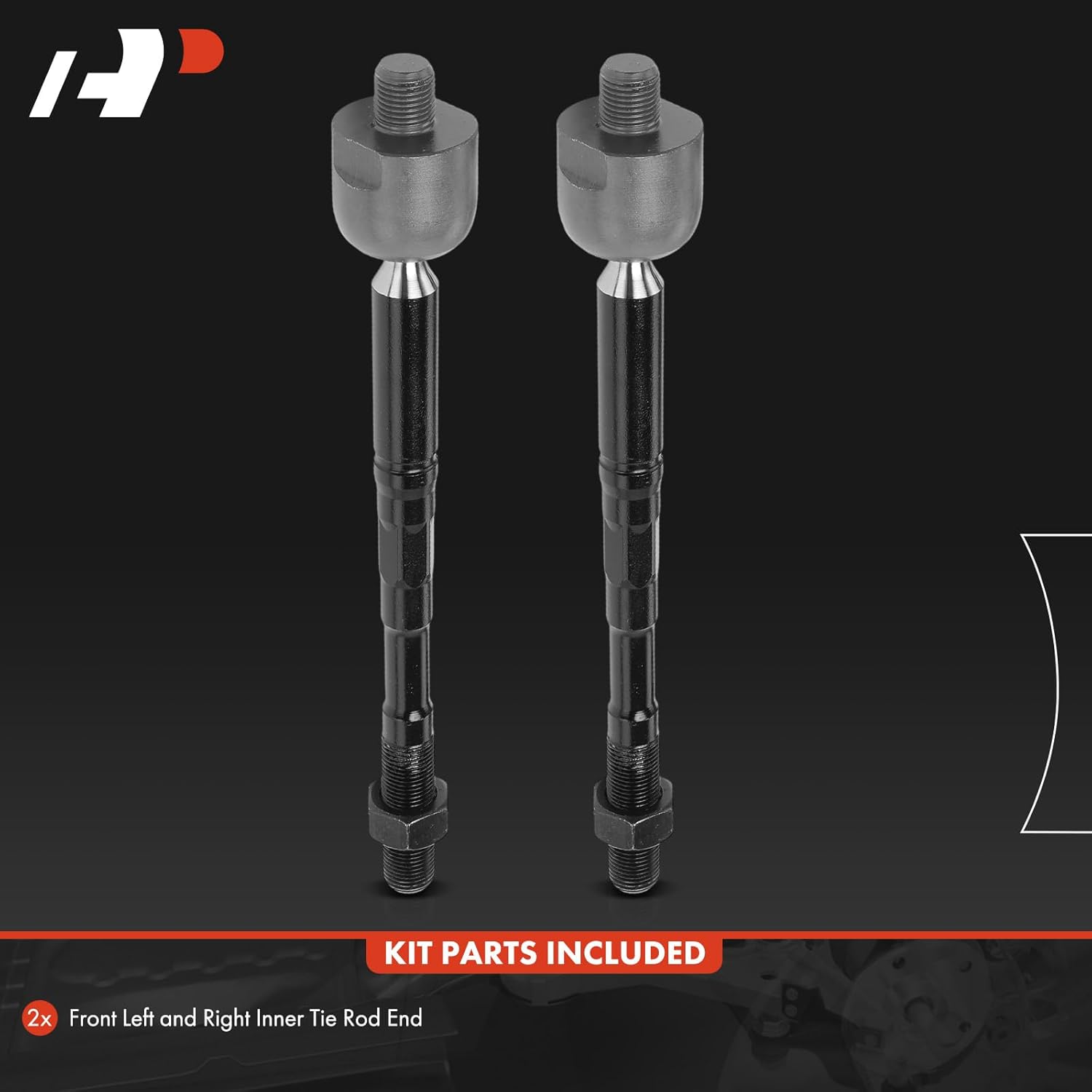 A-Premium 2 x Front Inner Tie Rod Ends, Compatible with Nissan Murano 2015-2024
