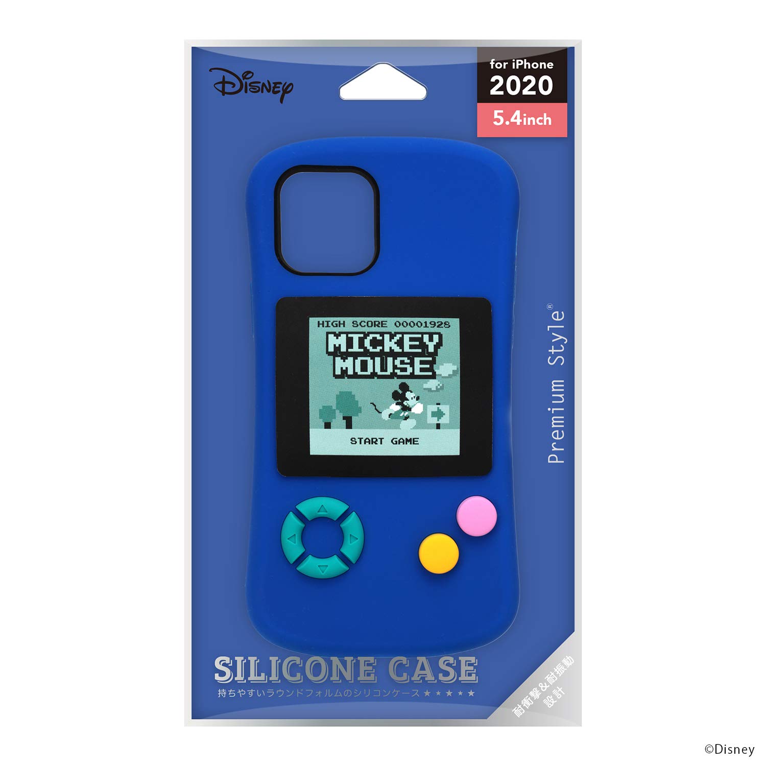 Premium Style iPhone 12 mini用 シリコンケース ミッキーマウス/GAME PG-DSC20F05MKY