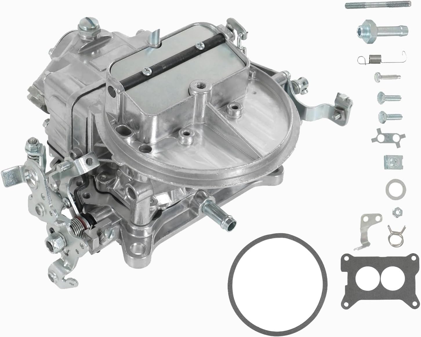 2-Barrel Carburetor 500 CFM Manual Choke FIT Ford F100 F250 Mustang 302 351 400 V8 | FIT Jeep CJ5 CJ7 304 360 AMC | Replace 0-4412S 2300 Series | 50cc Pump | 2BBL Carb