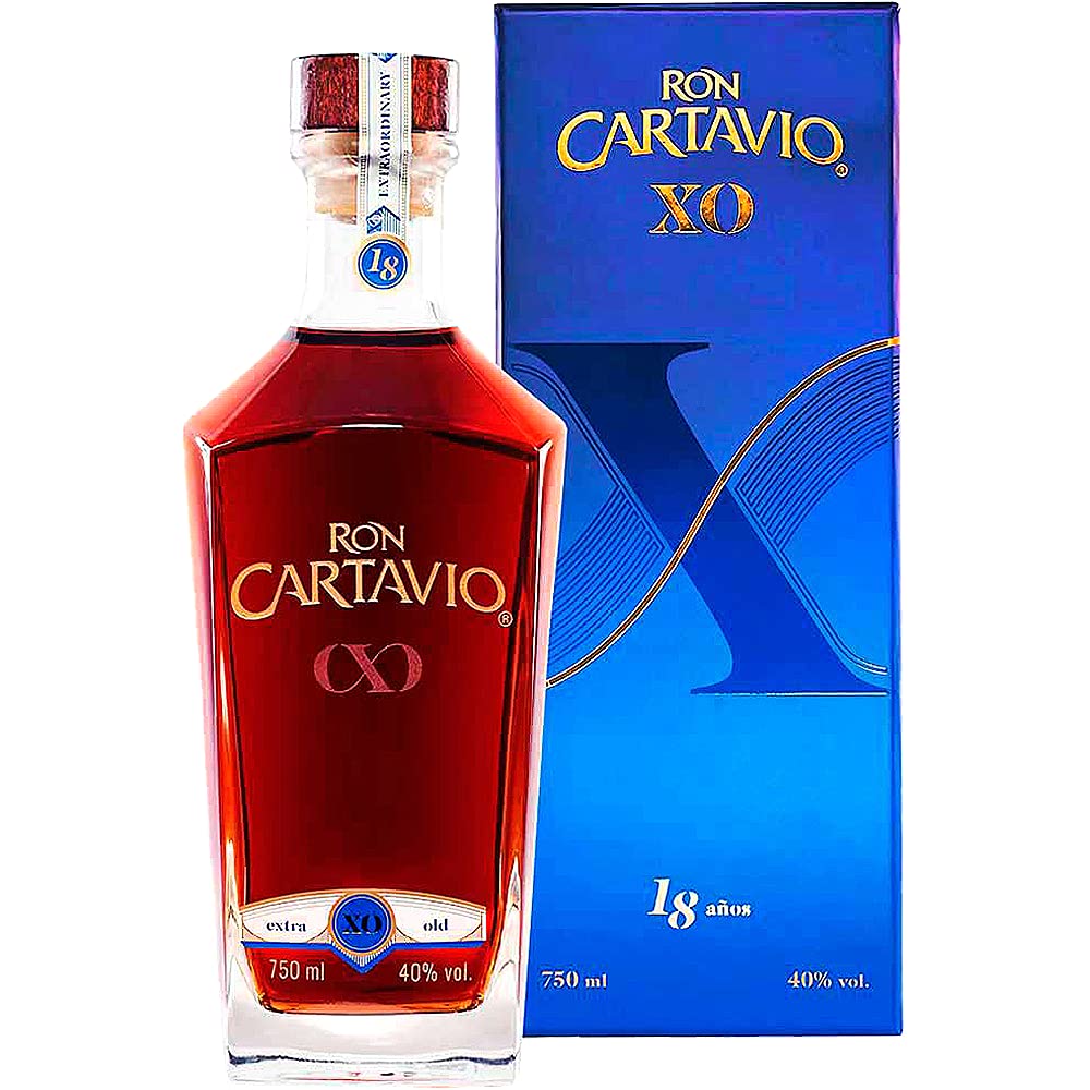 Rum Cartavio XO 18 Jahre (1 x 0.7 L). Peruanischer Rum. Extra Old Rum aus Peru.