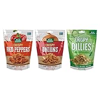 Vista 12 de Fresh Gourmet Crujiente pimientos rojos crujientes aperitivos y ensalada Topper 3.5 onzas (paquete de 3)