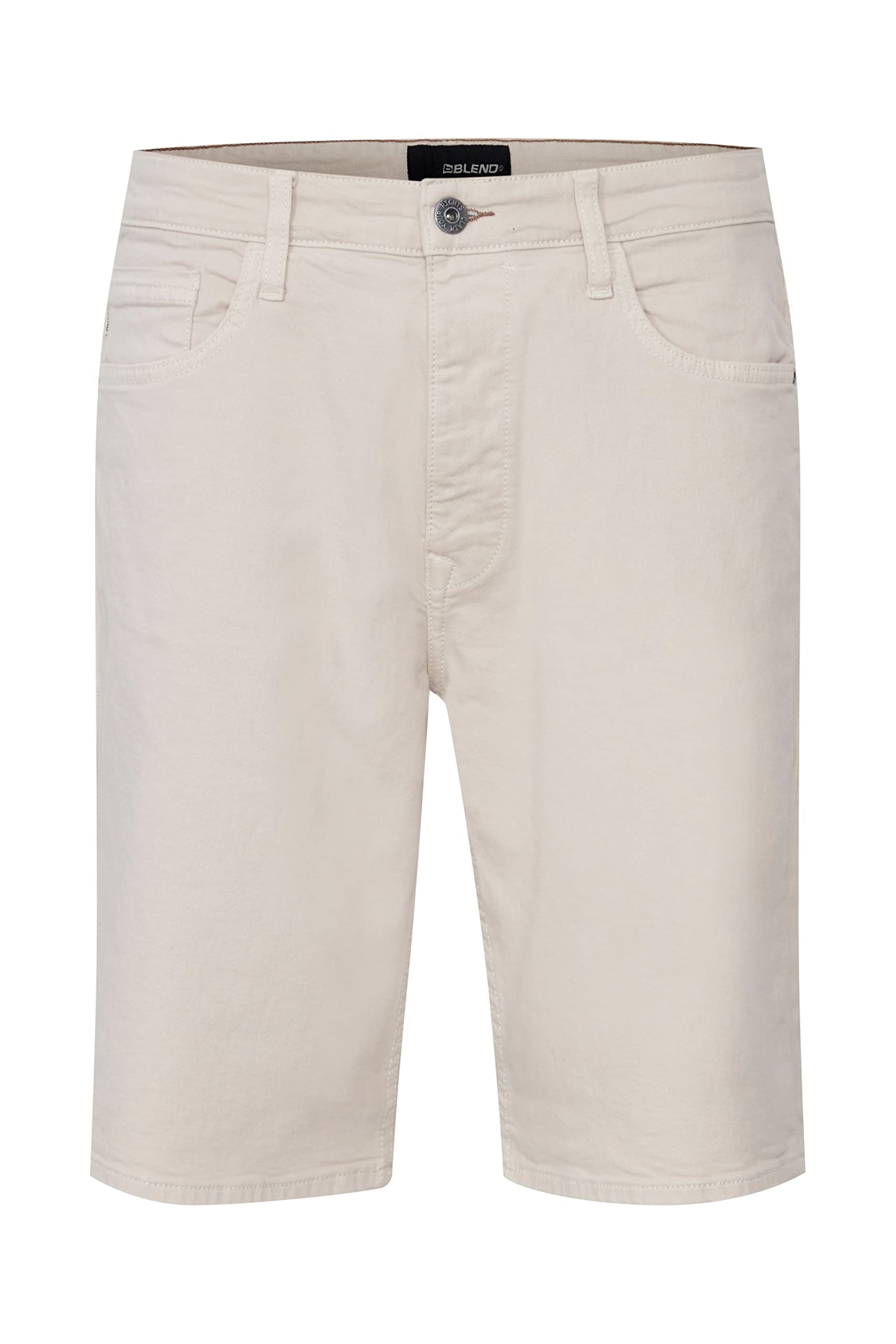 Blend 20715202 Herren Jeans Shorts Kurze Denim Hose 5-Pocket mit Stretch Thunder Relaxed Fit