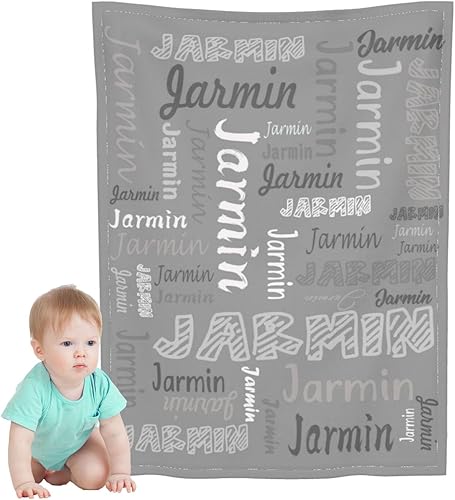 Manta de bebé personalizada para niño, mantas de bebé personalizadas para niño, manta personalizada con nombre para bebé, regalo de bebé
