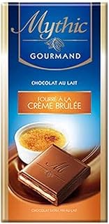 شوكولاتة بالحليب بحشوة كريم بروليه، عرض 2 قطعة